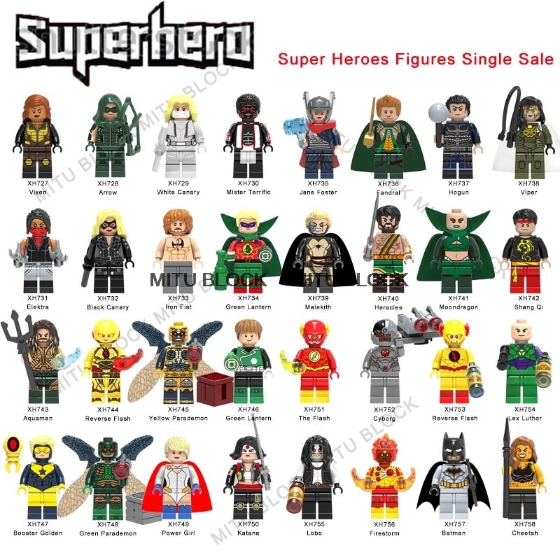 Single The Flash Dark Archer OverGirl Deadshot Penguin Joker Heat Wave Vibe