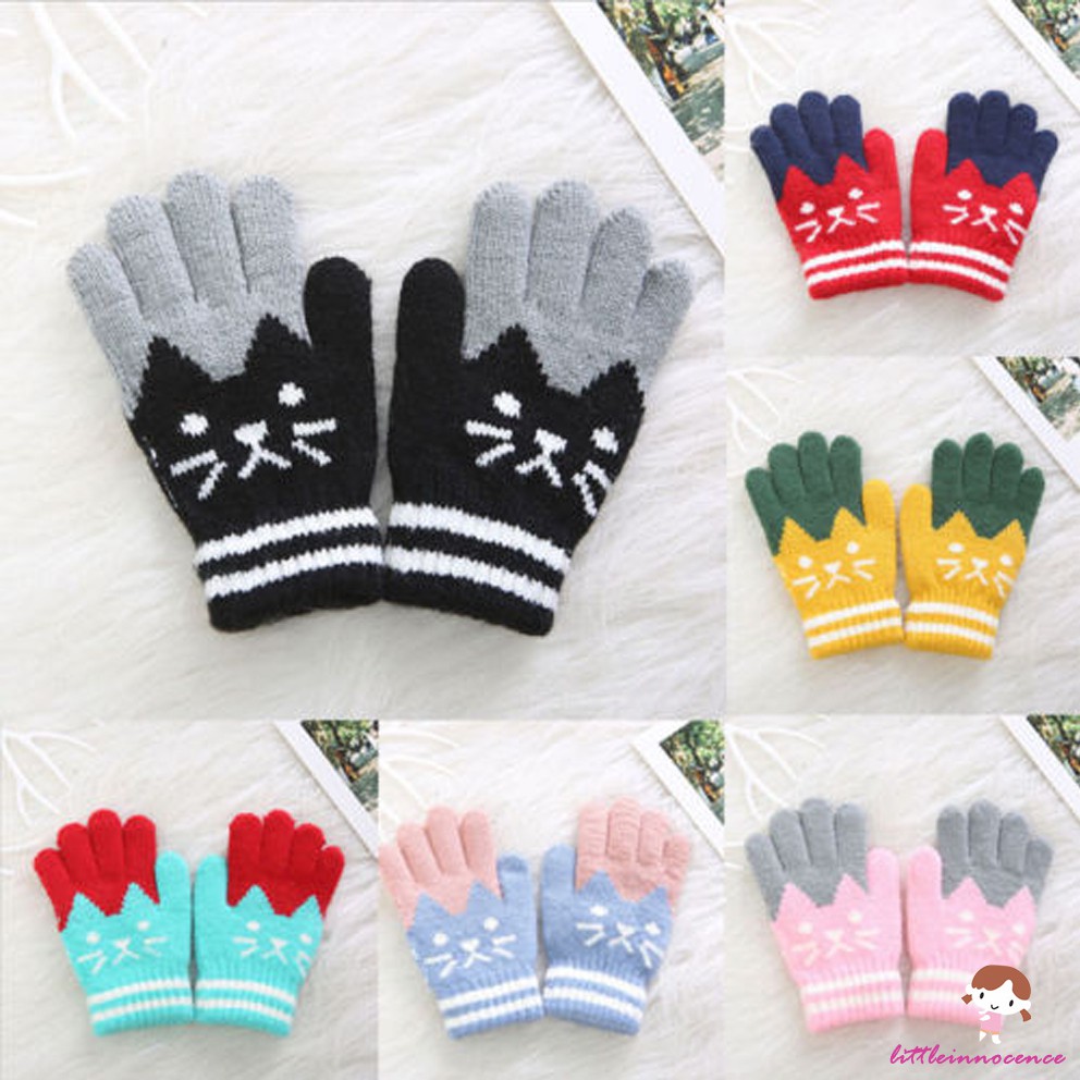 girls cashmere gloves