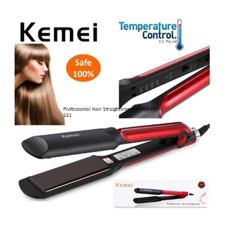 KEMEI KM-531 Professional Hair Straightener Electric Wet / Dry Straightening Ceramic Flat Iron Hair Styling