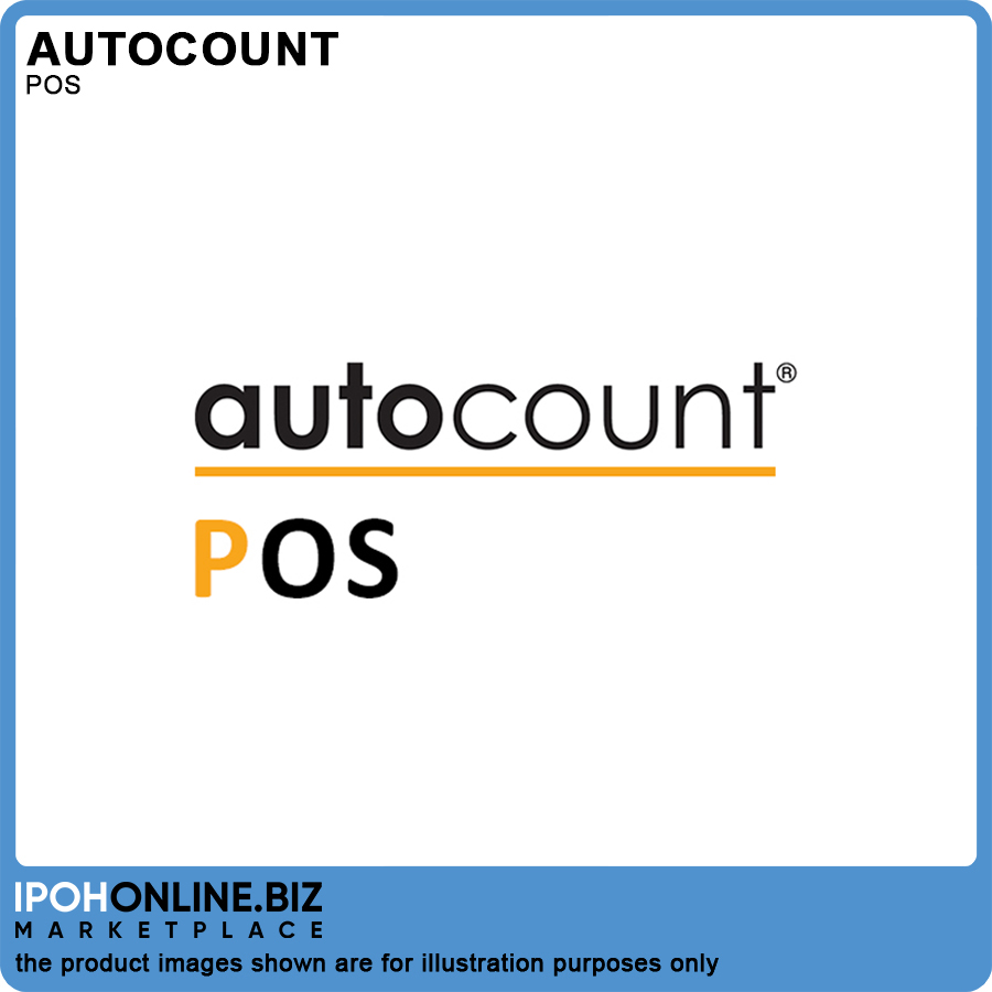 Autocount POS Software Yearly Premium Subscription Plans - New Version V3.0.26.144 New Tax Code + Free 16GB Pendrive