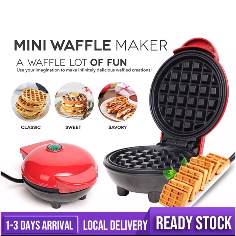 Waffle Maker Machine Electric Non-Stick Waffle Maker Egg Pan Mold Pancake Bakeware Pan Bubble Kitchen 1200W