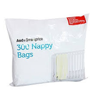 Asda Nappy Bag 300 Pieces Per Pack Shopee Malaysia