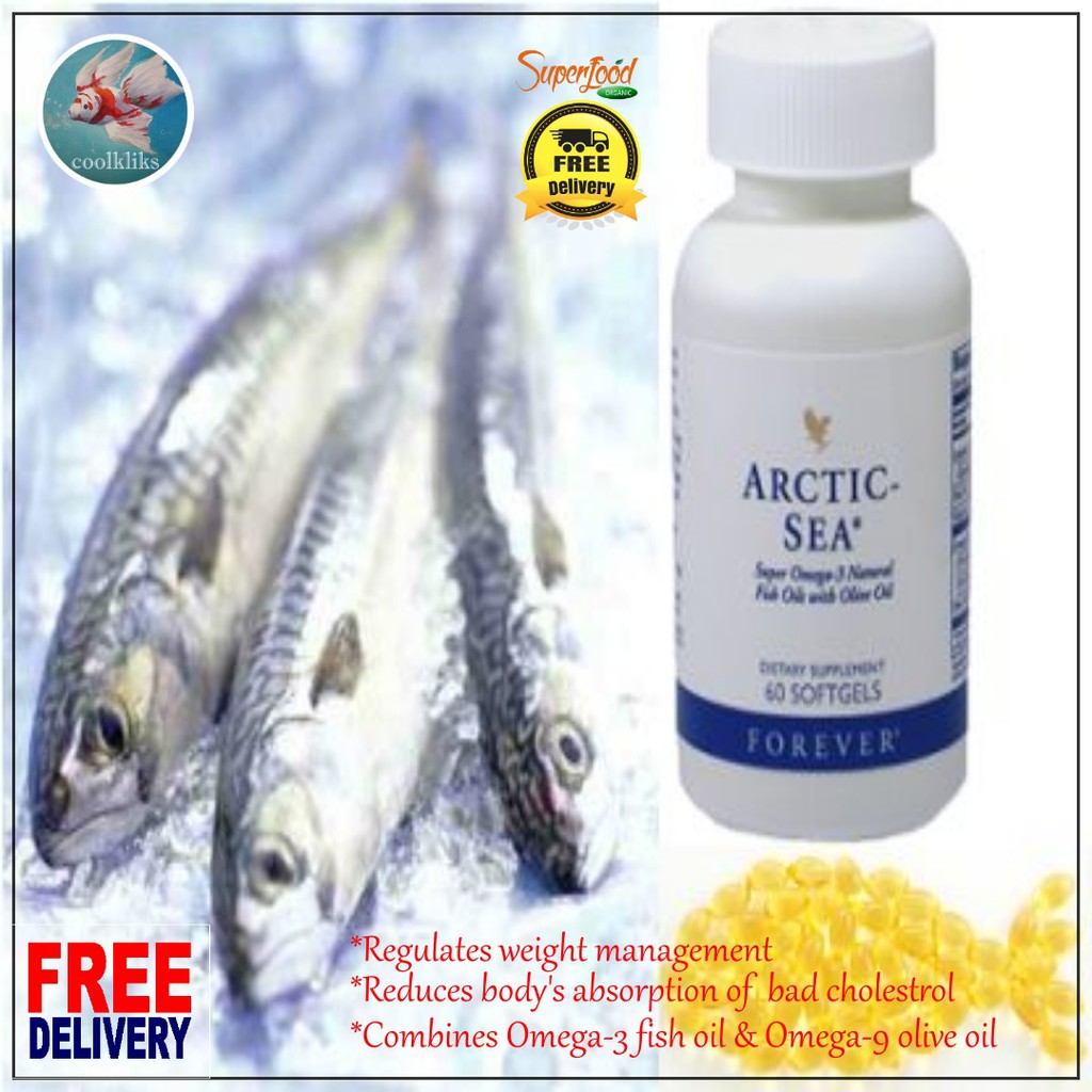 [DISSOLVE BAD CHOLESTROL] Forever Living Arctic Sea 60 Softgels