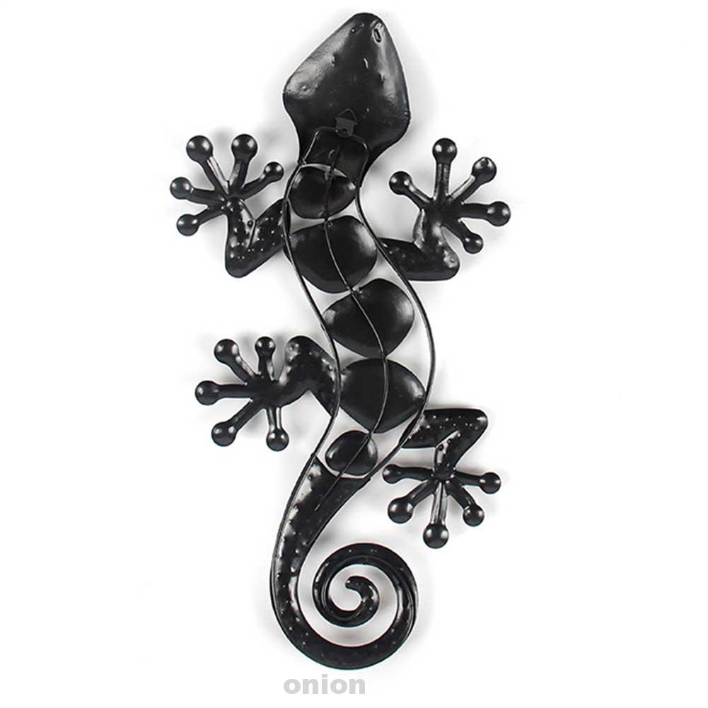 Living Room Hotel Bathroom Wall Decor Hanging Garden Decoration Indoor Outdoor Metal Gecko Shopee Malaysia