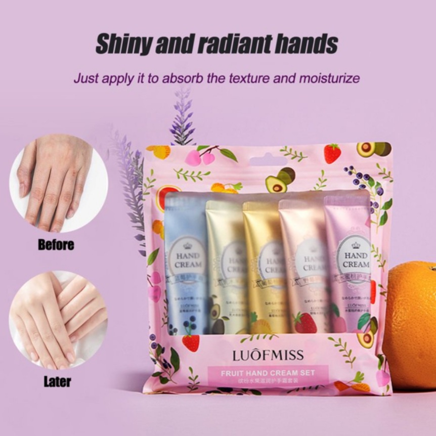 LUOFMISS moisturazing Hand Cream Nourish plant & fruits Extract Perfume ...