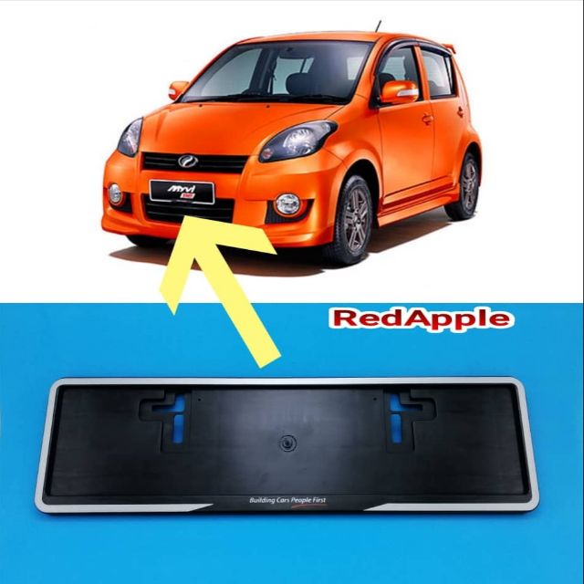 Perodua Myvi 2008-10 Number Plate Cover License Frame 