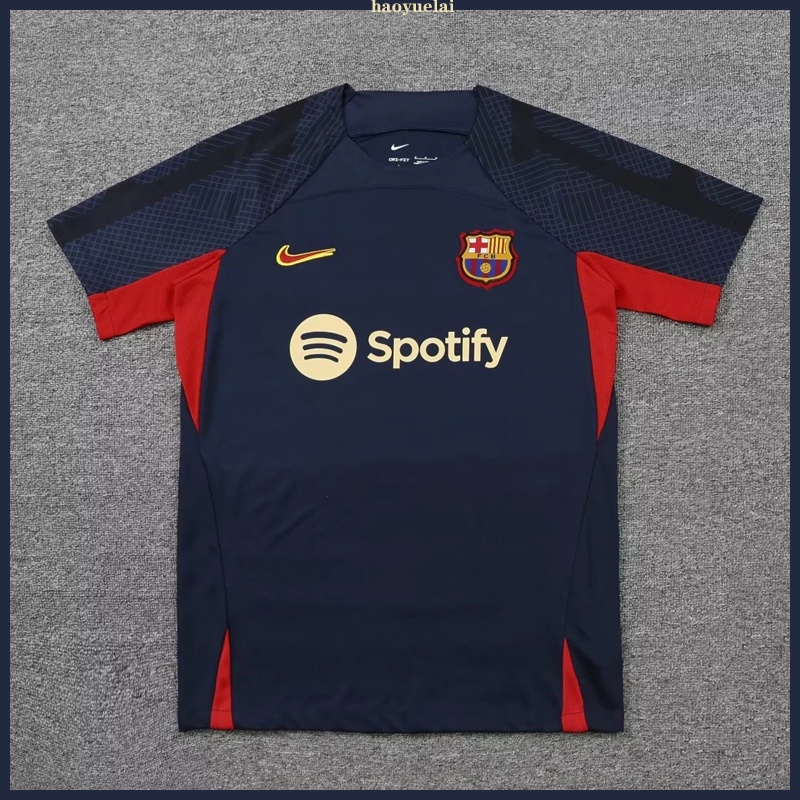 Barcelona Training Jersey 22/23 Navy Blue Soccer Shirt