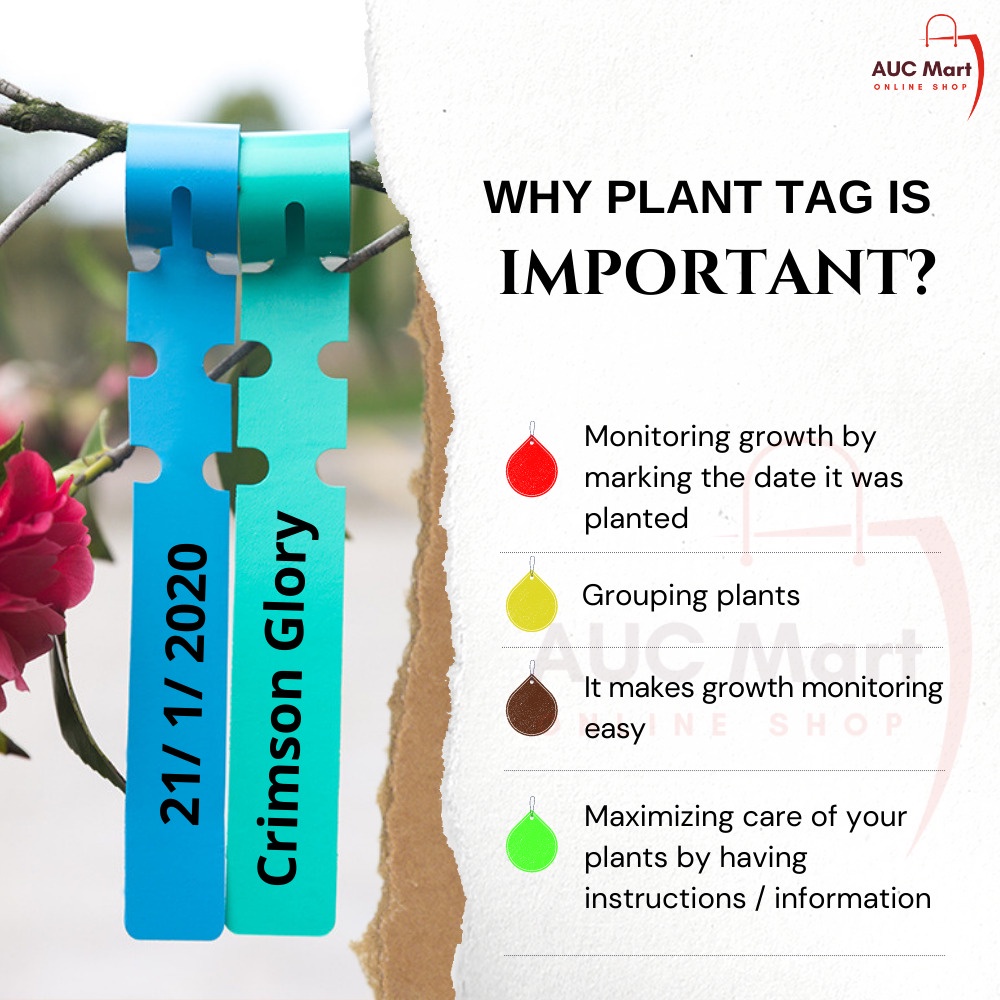 Plant Tag / Penanda Pokok / Gardening Label / Garden Hanging Tagging ...