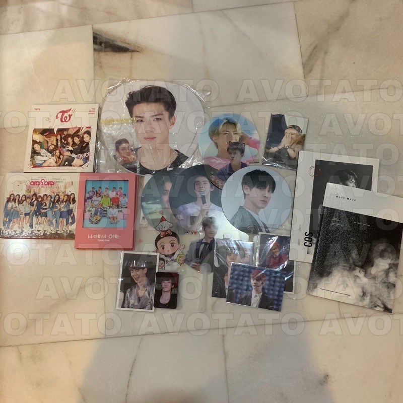 Exo Seventeen Twice I O I Wanna One Goods Merchandise Photobook Photocard Image Picket Unchiwa Slogan Unsealed Album Shopee Malaysia