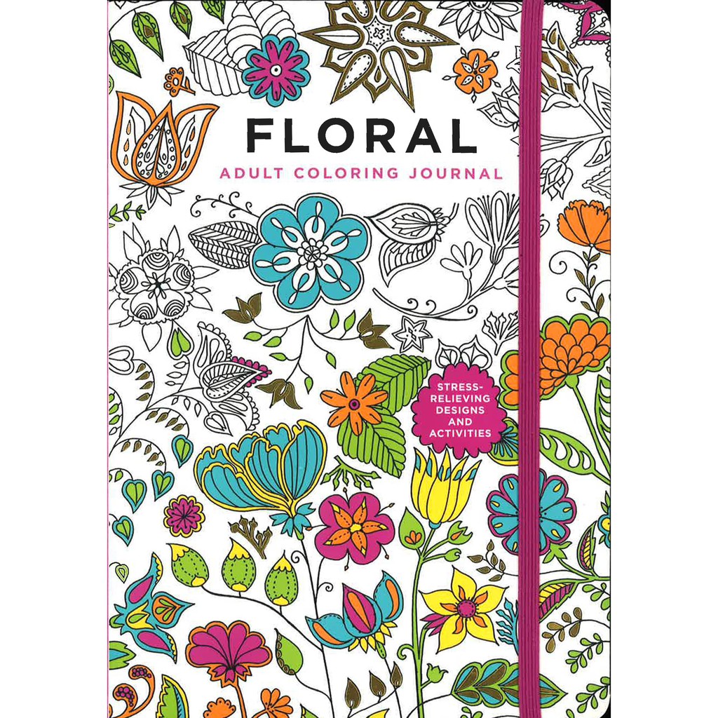 Download Bbw Floral Adult Coloring Journa Isbn 9780062573698 Shopee Malaysia