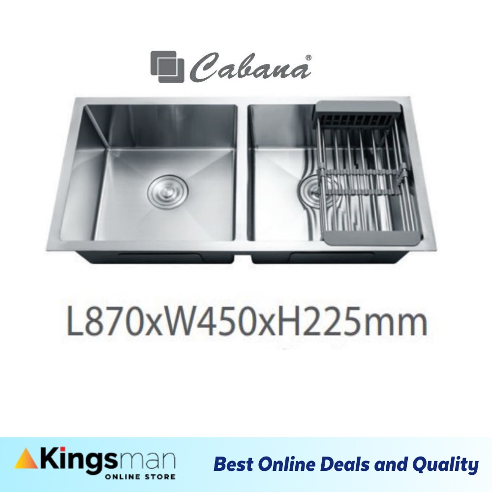[Kingsman] Undermount Stainless Steel Cabana Home Living Kitchen Sink