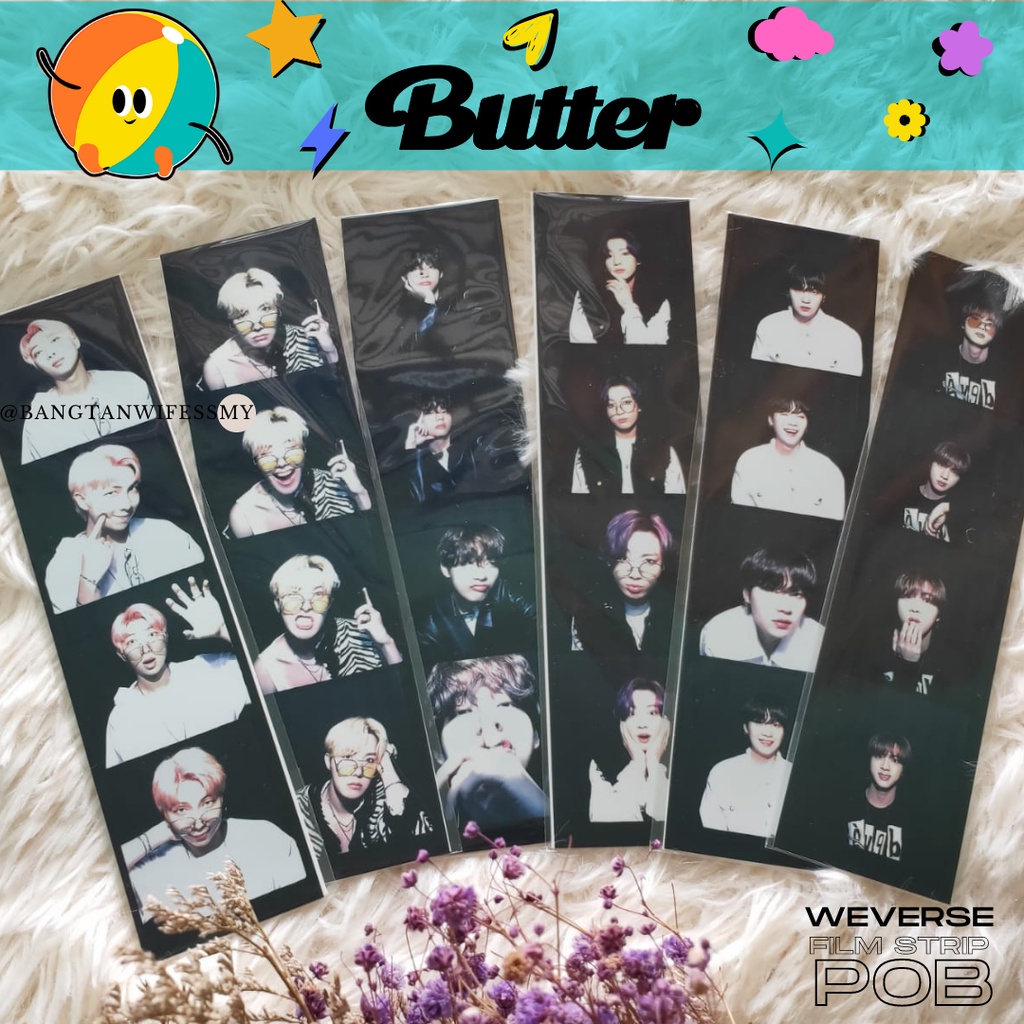 [WEVERSE OFFICIAL SHOP] READY STOCKS BTS BUTTER FILM STRIP PRE-ORDER ...