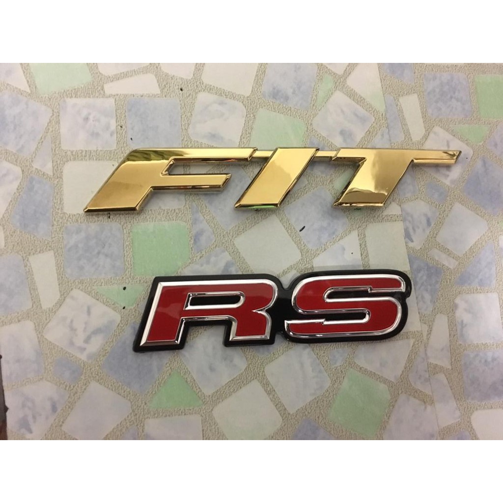 Honda Jazz GE EMBLEM LOGO GOLD FIT RS HONDA JAZZ GE  Shopee Malaysia