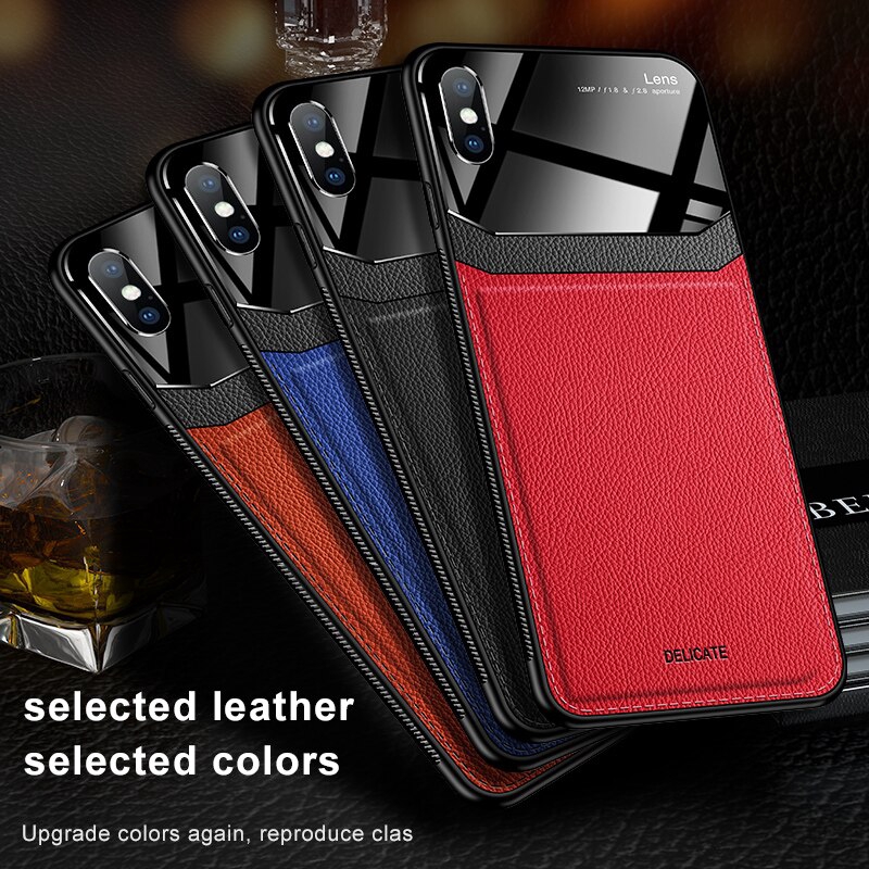 Shockproof Case Apple Iphone Se Se2 Leather Mirror Glass Phone Back Cover Iphone Se2 Case Iphonese Phone Bags Shopee Malaysia