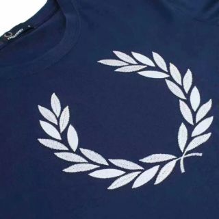 ORIGINAL Fred Perry T Shirt Tee Big Logo Embroidery ...