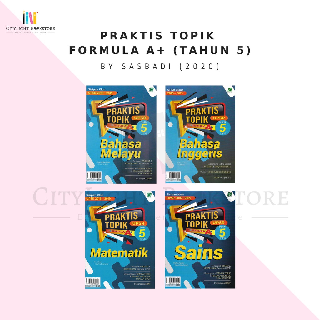 Citylight Buku Latihan Praktis Topik Formula A Tahun Shopee Malaysia