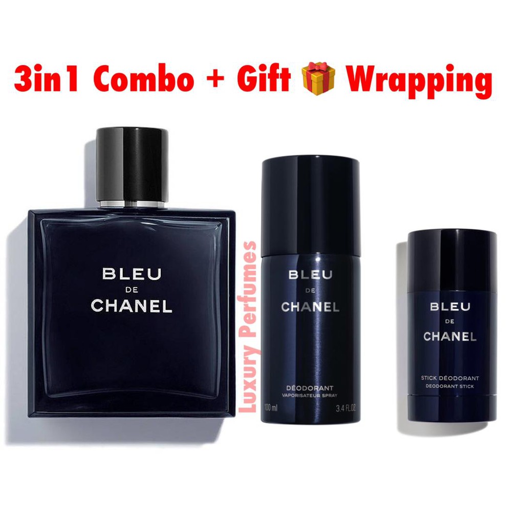 chanel de bleu deodorant spray