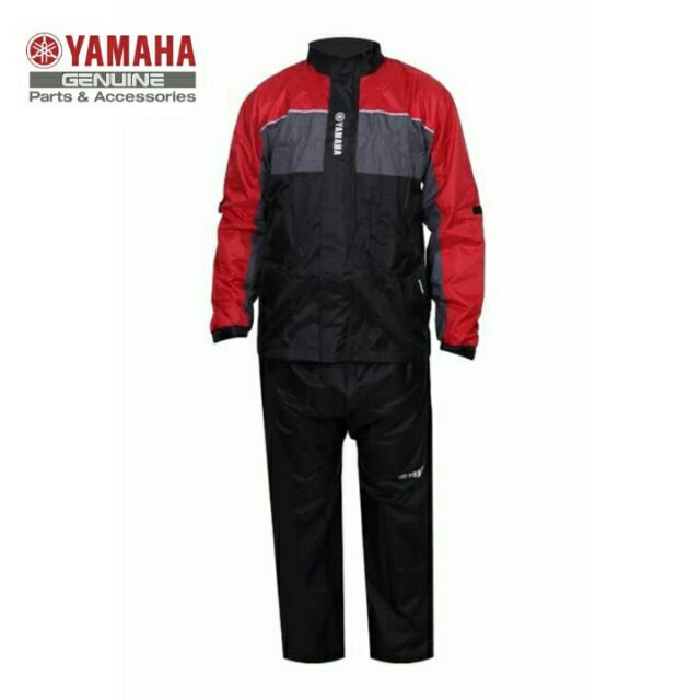 Promosi Baju Hujan Yamaha Motor Raincoat Racing Red Shopee Malaysia