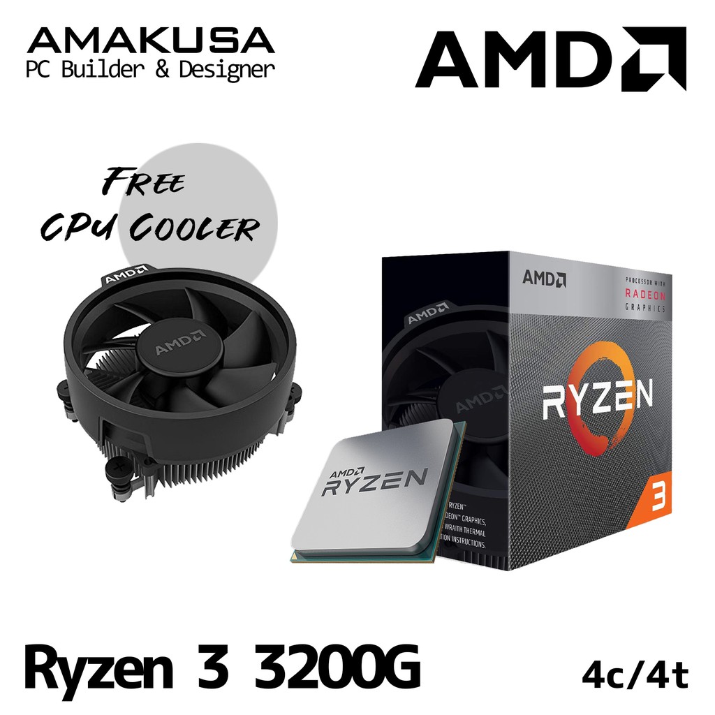 Amd Ryzen 3 30g With Radeon Vega 8 Integrated Graphic Card Igpu 4 Core 4 Thread Amakusa Shopee Malaysia