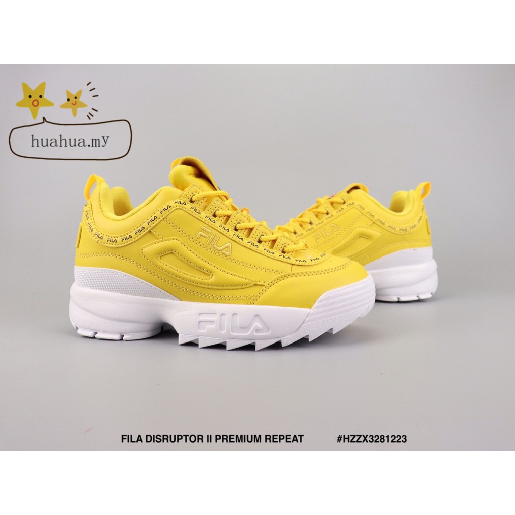 fila disruptor 2 premium yellow