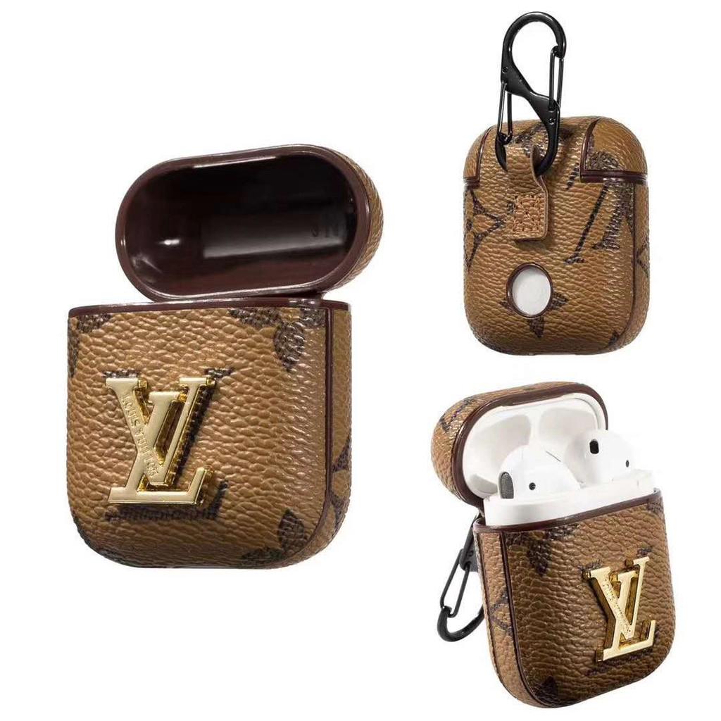 Brown Checkered LV Louis Vuitton Luxury High End Airpods Pro Case