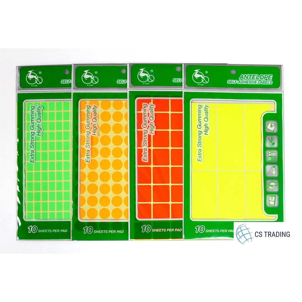 3 Rolls 0.75" Adhesive Coded Code Green Dot Inventory Labels Coding Stickers