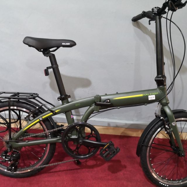 raleigh evo folding bike