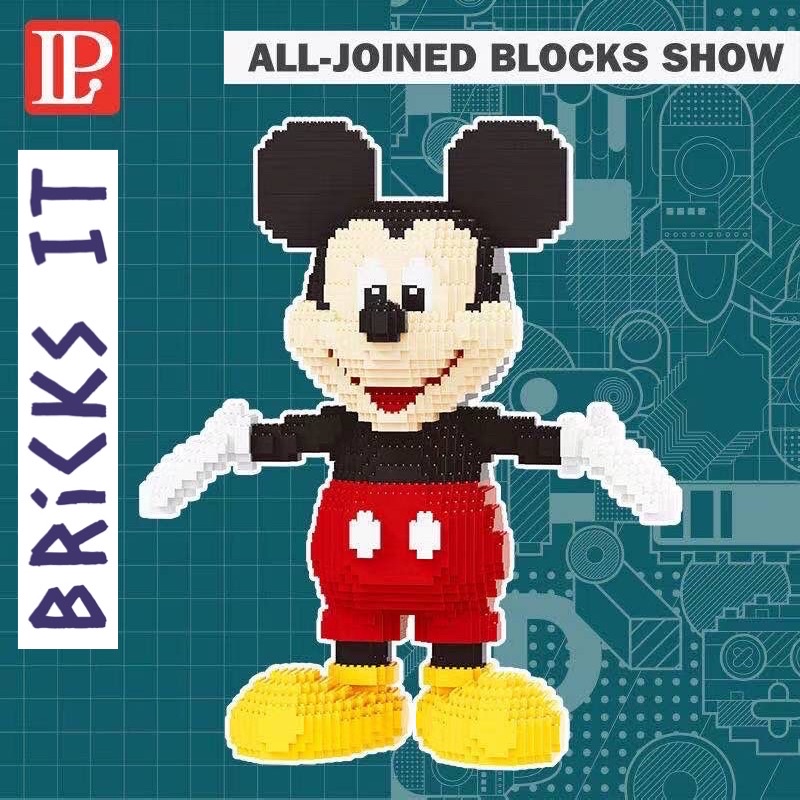 LP 200576 MICKEY MOUSE LEGO 67cm BUILDING BLOCKS