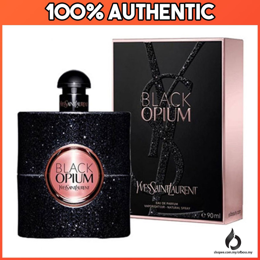 Alert sensatie Merg Authentic Yves Saint Laurent Black Opium EDP for Women 90ml Tester Unit |  Shopee Malaysia