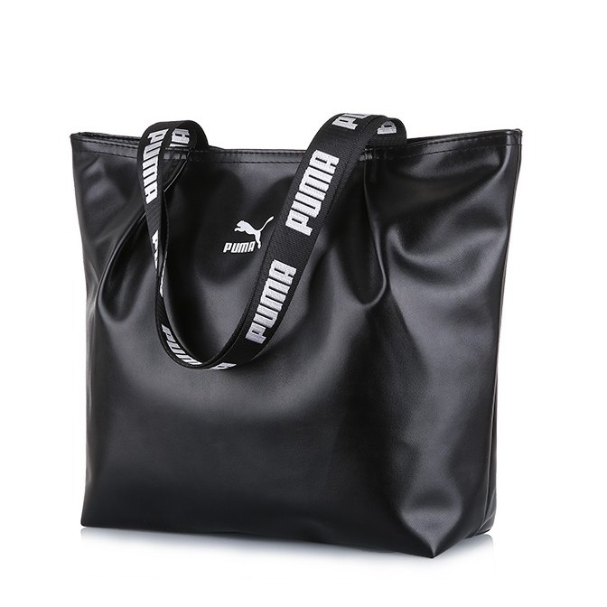 puma leather purse