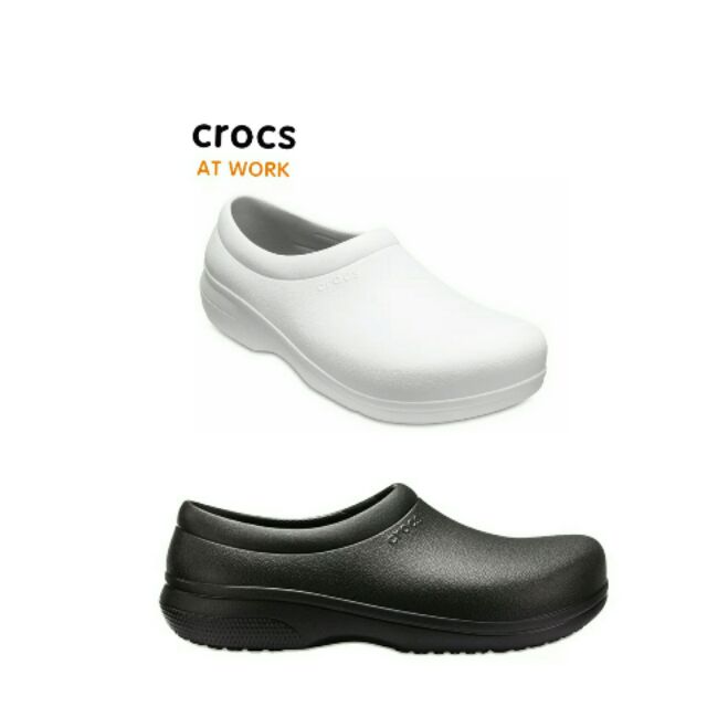 crocs on the clock slip ons