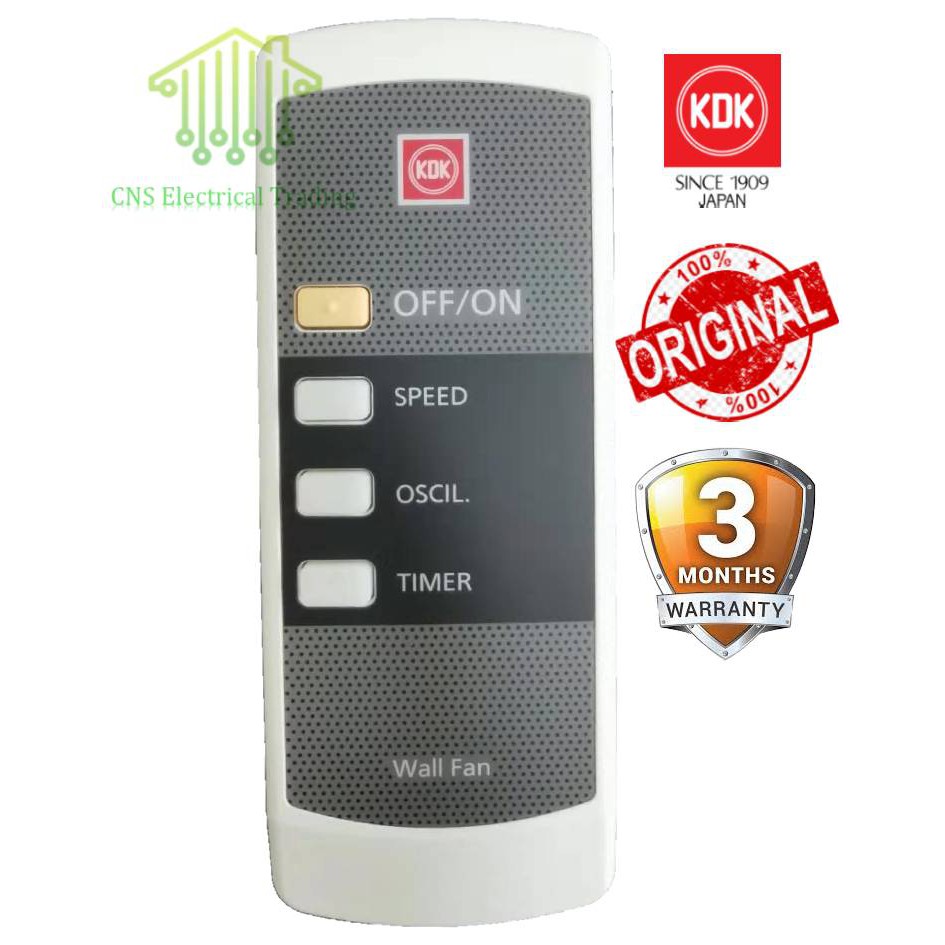 KDK Wall Fan Remote Control KC4GR Original | Shopee Malaysia