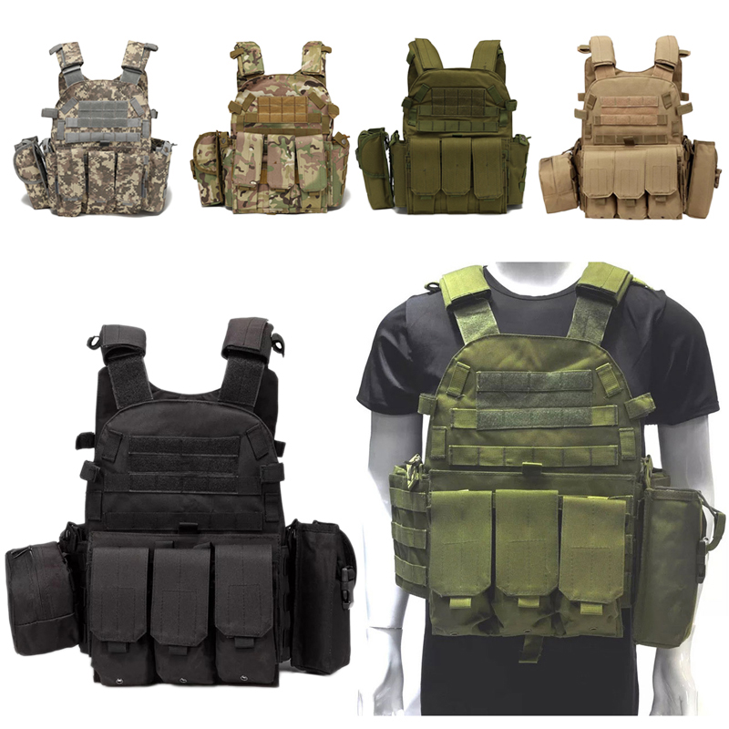 Buy Tactical Military Army Vest Airsoft Paintball CS War Combat Assault ...