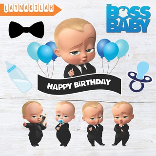 ⚡️ The Boss Baby Set Cake Topper NO DIY NEEDED Decoration for Boys ...