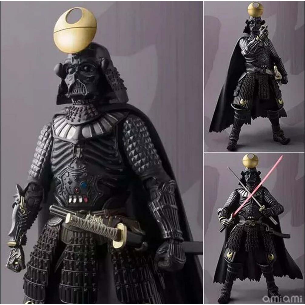 6.3" Star Wars Samurai Darth Vader BAN DAI PVC Action  Figure Statue Model