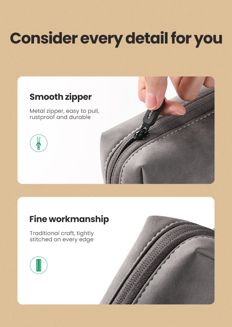 UGREEN Travel Case Gadget Bag Portable Electronics Accessories Organiser Travel Carry Hard Case