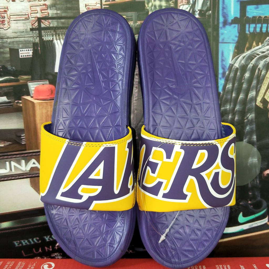 nike lakers sandals