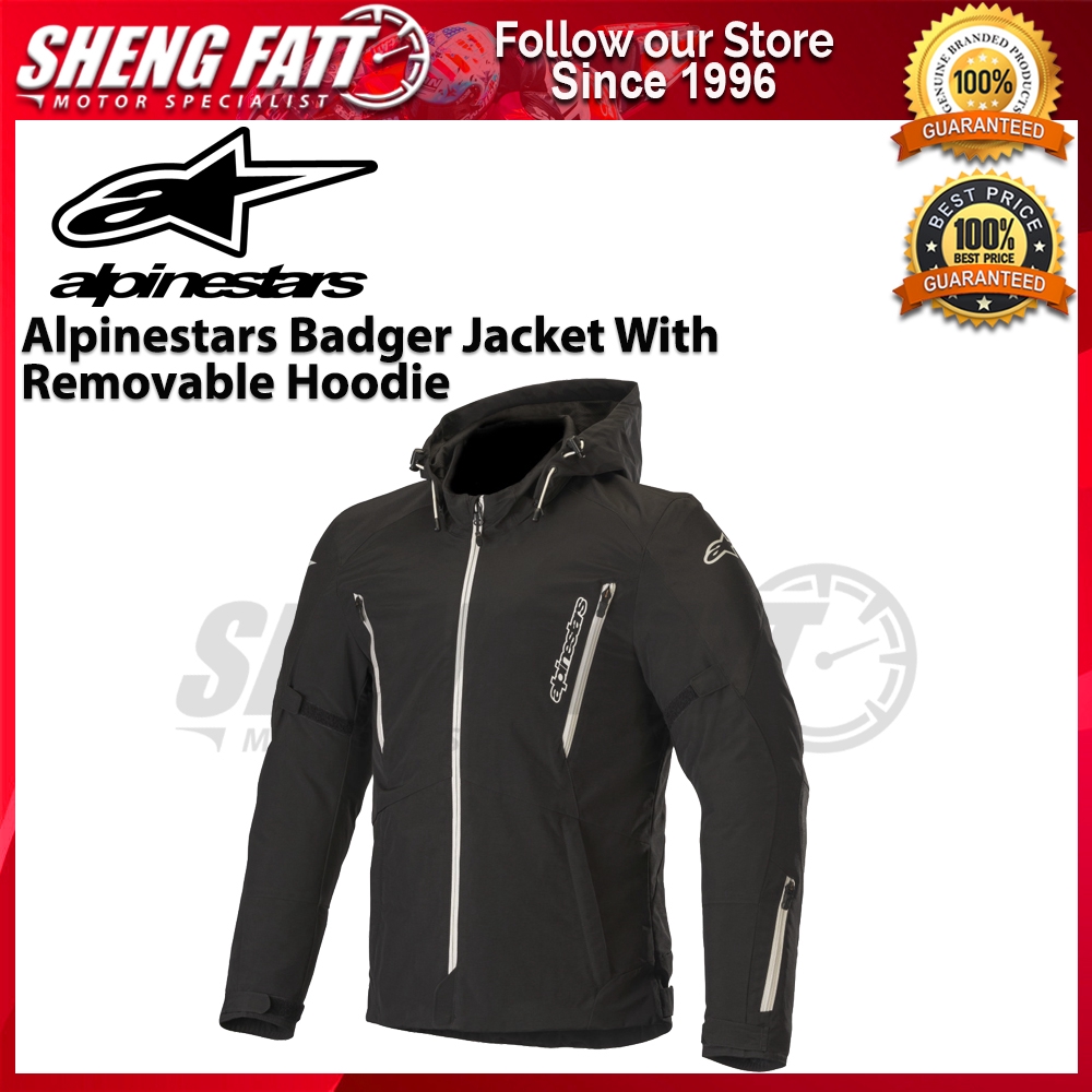 alpinestars hooded jacket