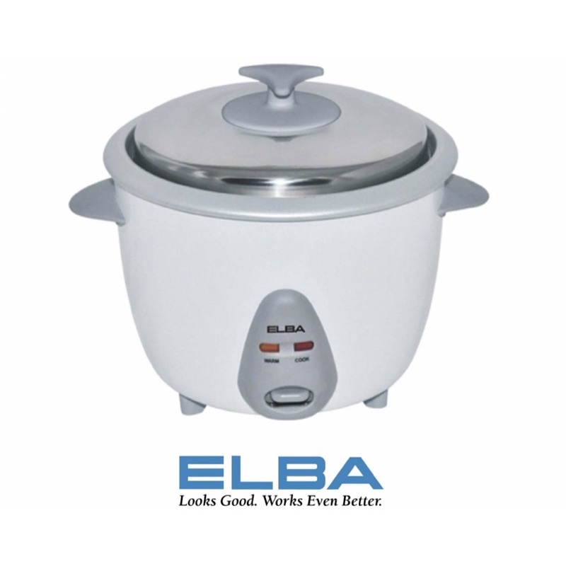 PERIUK NASI ELETRIK / ELBA ERC1866T 1.8LITER RICE COOKER / 1 YEAR