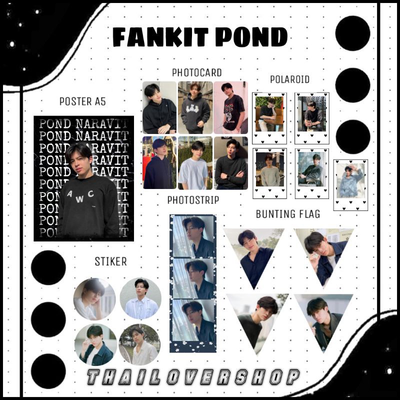 Fankit POND NARAVIT PPNARAVIT THAI ACTOR RAIKANTOPENI GMM BOY GMMTV