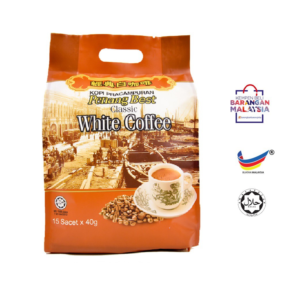 Bertambest Penang Best White Coffee Original (15 sachets x 40g) Kopi Putih