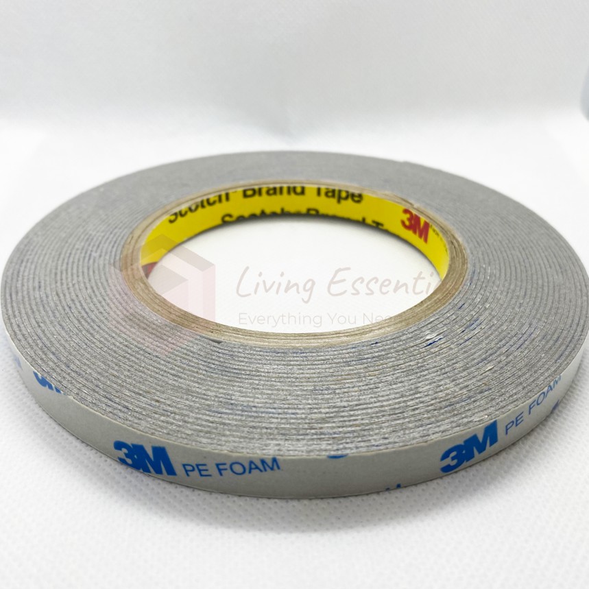 3m Double Sided Scotch Super Strong Exterior Mounting Tape Pe Foam Tape Grey Shopee Malaysia