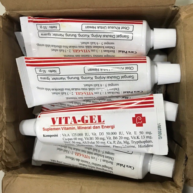 Ready Stock】 Vitagel Vita Gel Vitamin Hamster Vitamin Dog Vitamin 