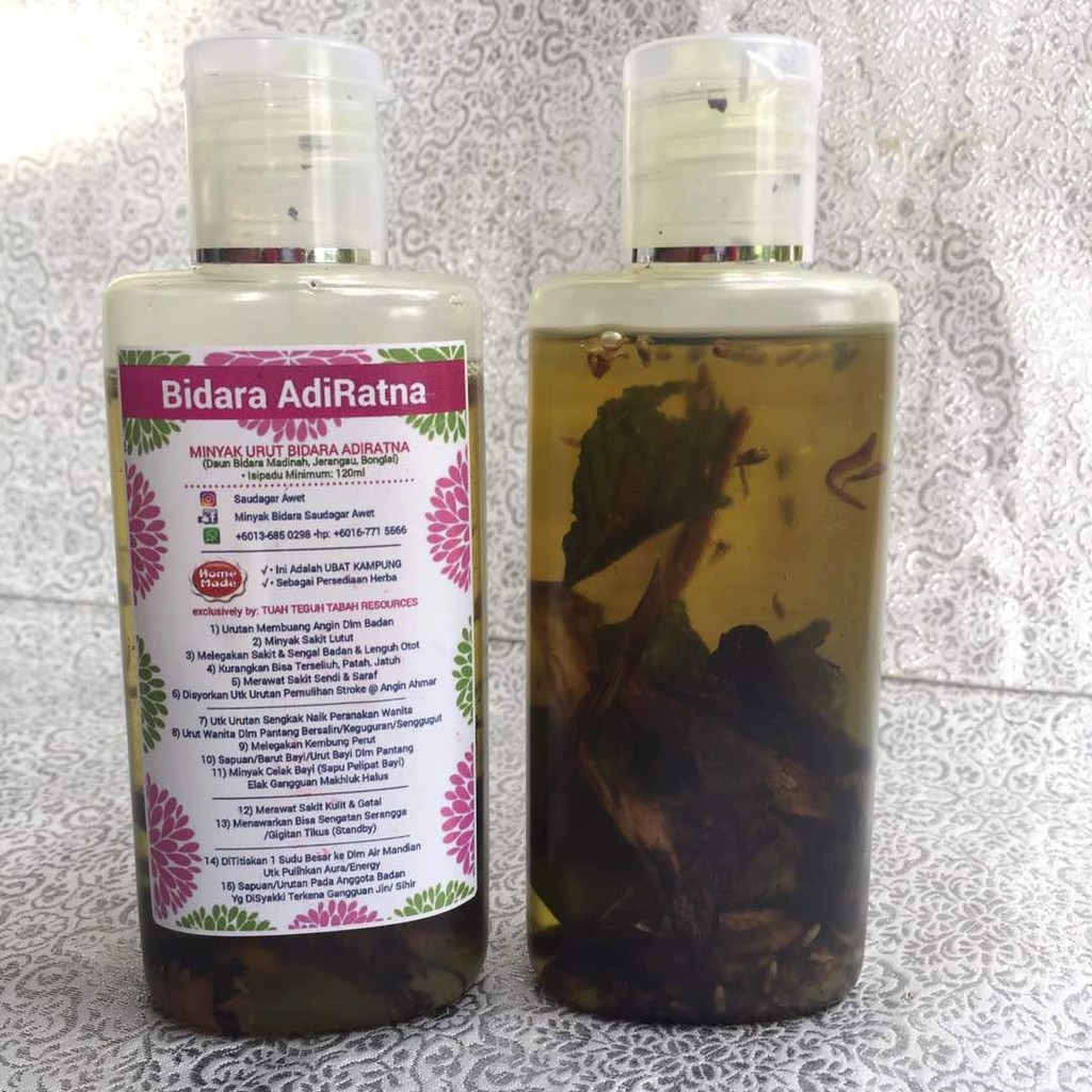 MINYAK URUT BIDARA ADIRATNA 135ml  Shopee Malaysia