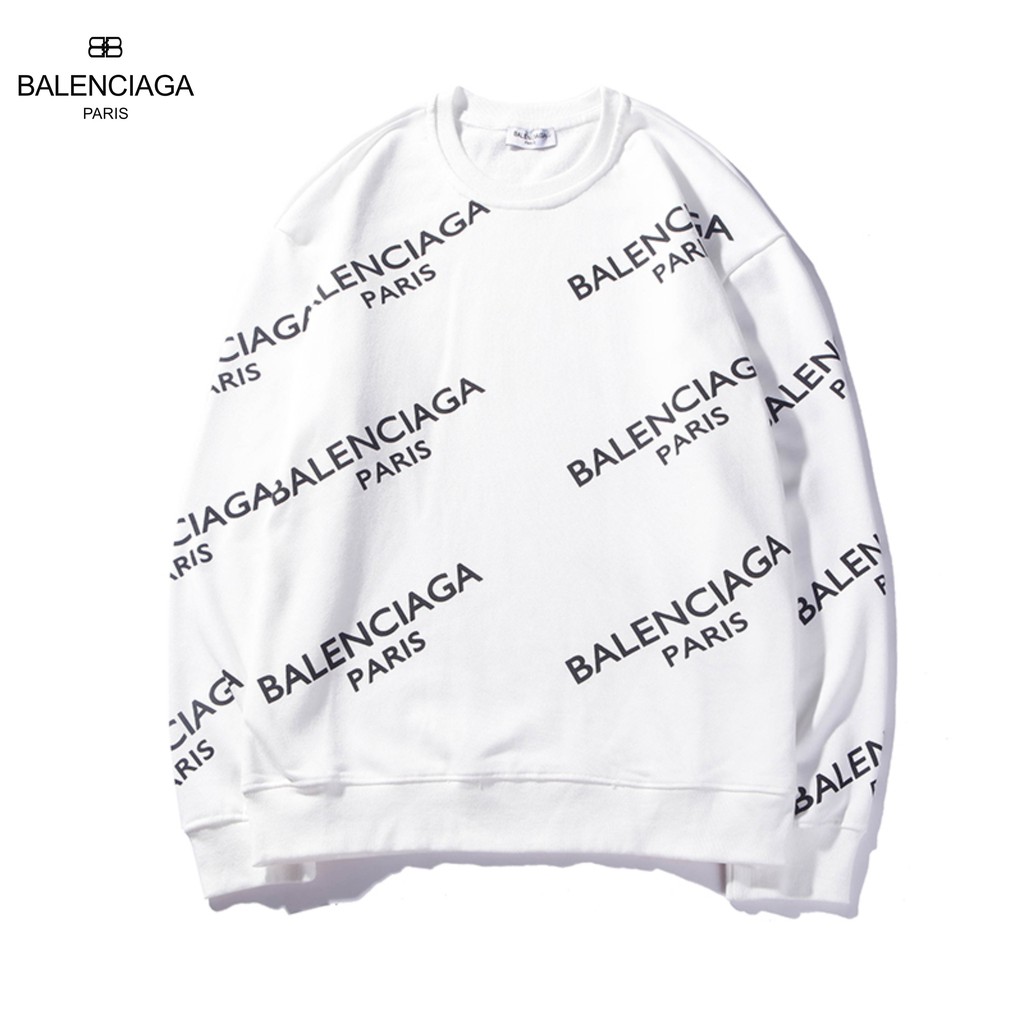 white balenciaga sweatshirt