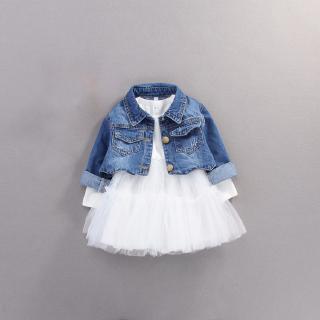 infant jean dress