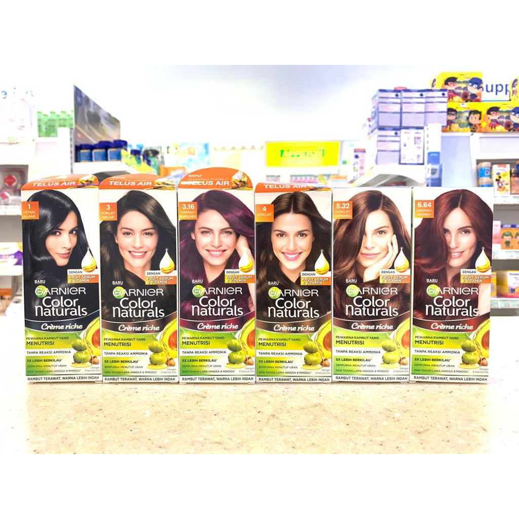 GARNIER HAIR COLOR NATURALS CREME RICHE Shopee Malaysia
