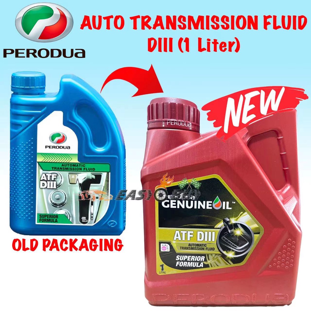 Perodua ATF D-III D III AUTO TRANSMISSION FLUID Gear Oil 1L Viva Kenari