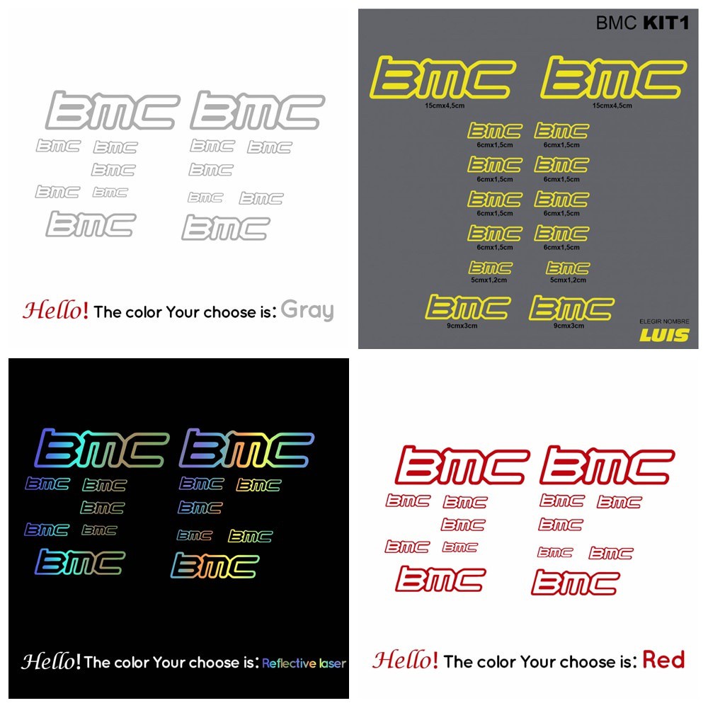 BMC BMC Switzerland vinilo decal X1 sticker adesivi autocollant ステッ 