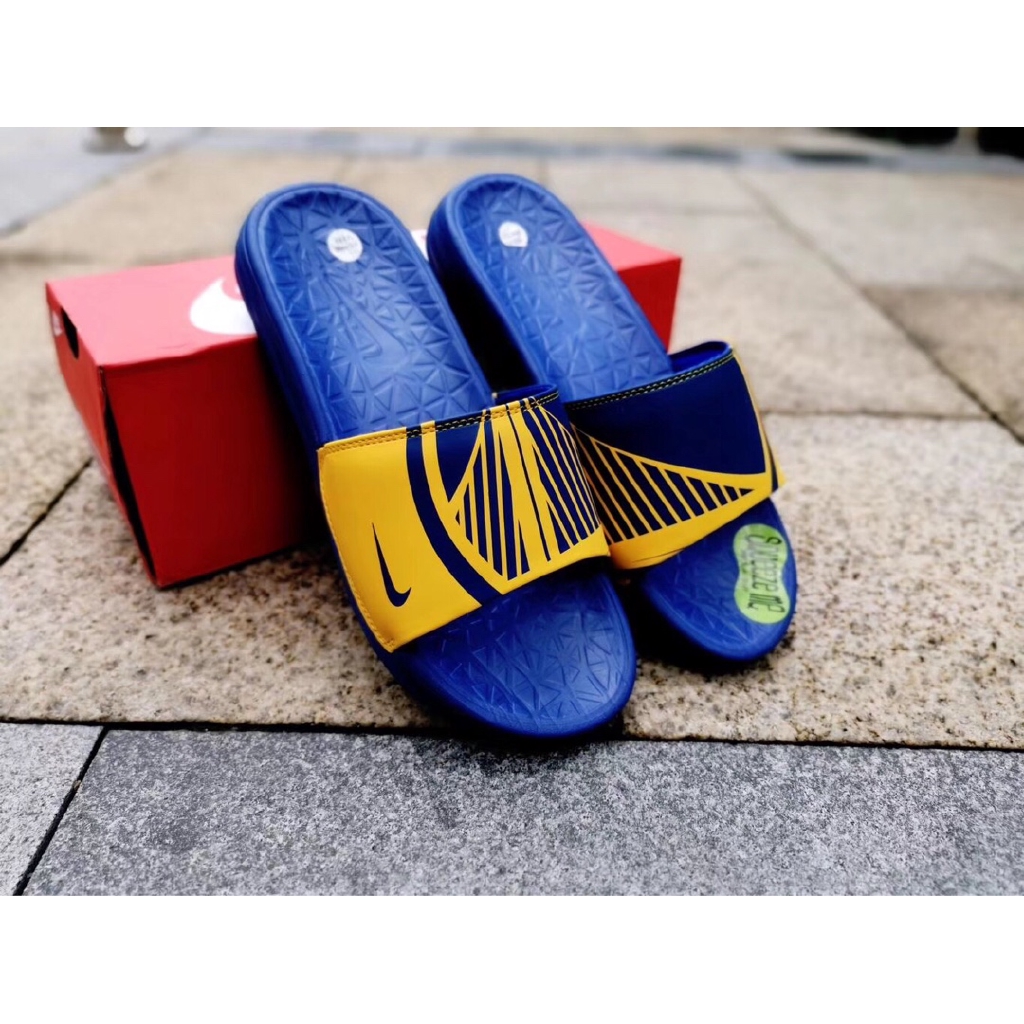 nike warriors slides